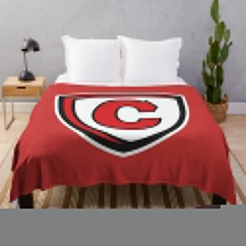 

Carthage, Athletics teams, merch Throw Blanket Plaid on the sofa Fashion Sofas Blankets