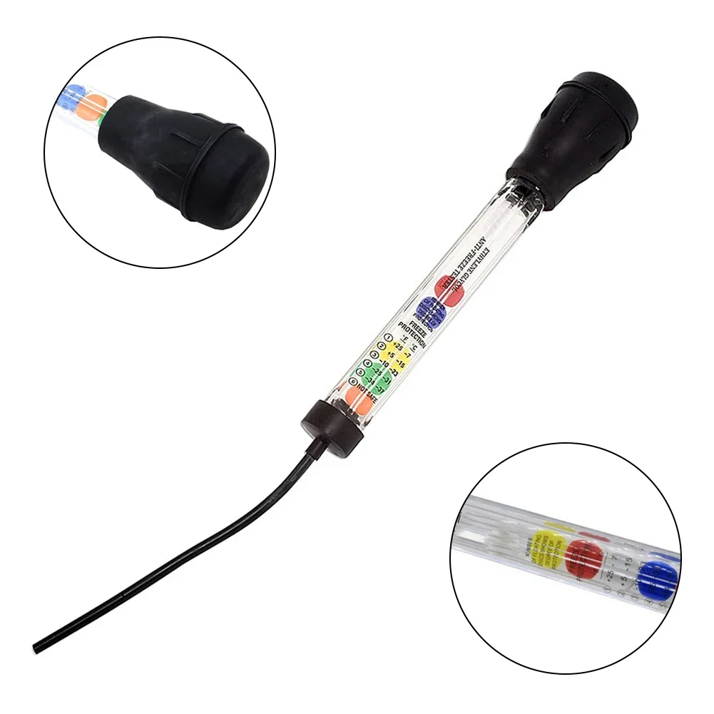 1pc Car Battery Sealed Antifreeze Coolant Tester Hydrometer Cooling Tester Specific Gravity Meter Antifreeze Protection Level
