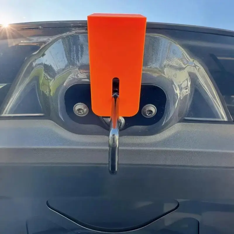 1*Orange Plastic For Model Y Juniper 2025 Car Logo Positioning Tool Car Logo Car Film Car Logo Tool Can Be Accurately Installed