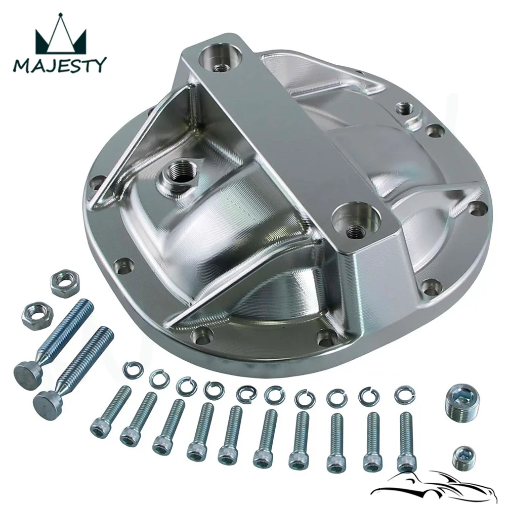 Cover Billet Rear End Differential Fits For Ford Mustang 8.8 79-14 Stud Girdle Satin Silver