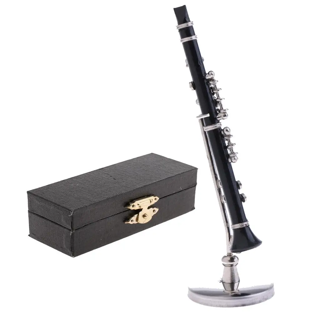 

1 / 6 Miniature Copper Clarinet Model for Action Figures 12 "