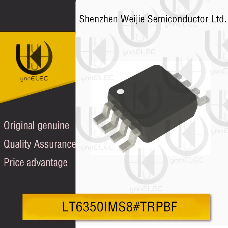 

Original Analog Devices LT6350IMS8#TRPBF Differential ADC Driver Amplifier 105MHz 22V/μs MSOP-8 | Industrial Grade | Tape & Ree