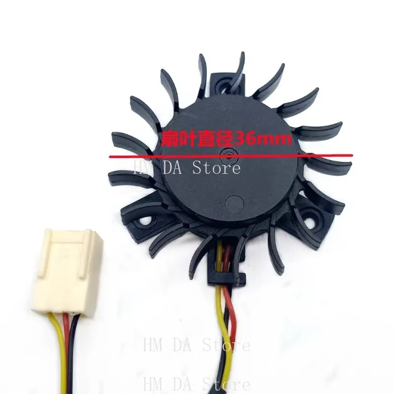New Fan for DF401012LS 12V 0.05A Cooling Fan Hole Distance 27MM Diameter 36MM