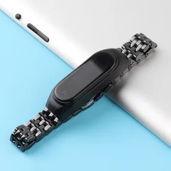 Ceramic Strap for Xiaomi Mi Band 9 8 7 6 5 4 3 Metal Bracelet Wristband for Mi Band 8/9 Smartwatch Watchband Mi Band 7 6 5 Strap