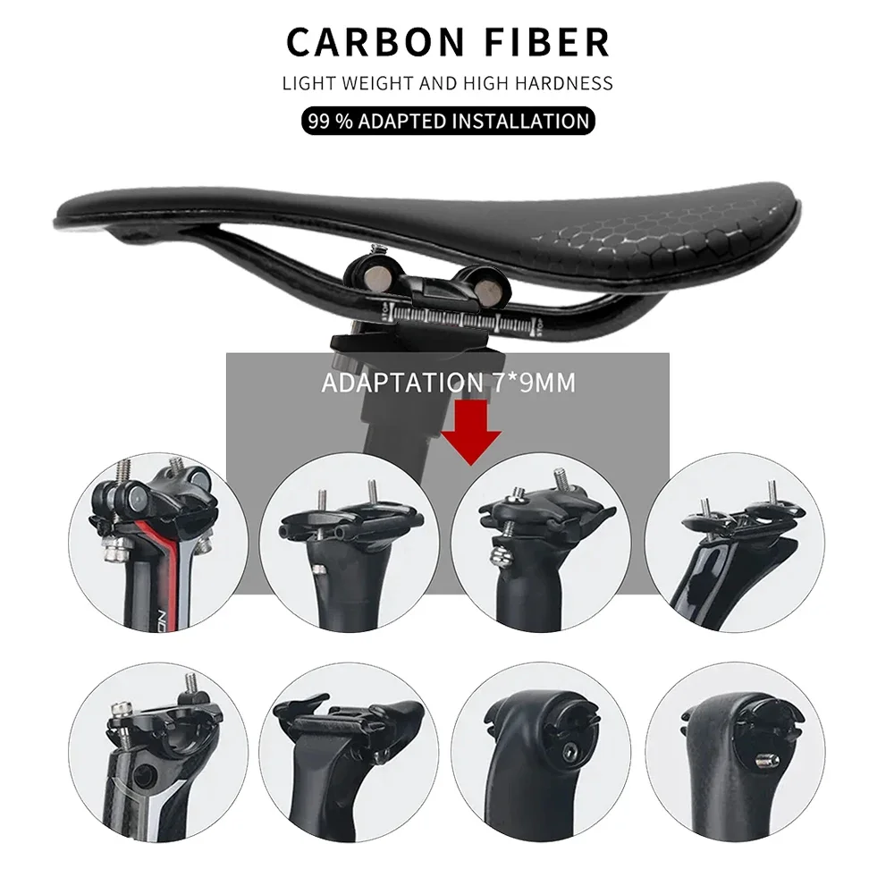 Full Carbons Fiber Saddle Ultralight 110g High Performance Open Saddle SuperFlow MTB Road Race Bicycle Saddle