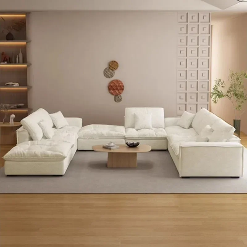 Adults Family Living Room Sofas Minimalist Recliner Comfortable Modern Sofas Corner Relaxing Canape Salon De Luxe Home Furniture