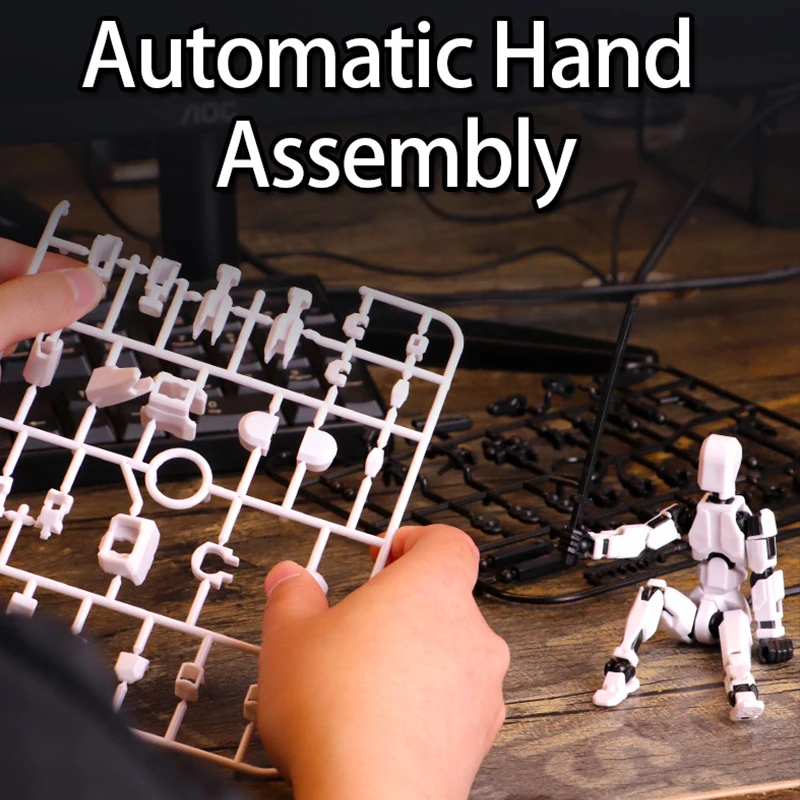 13 アクションフィギュアおもちゃ子供全身可動ロボット多関節可動ロボット 3D プリントマネキンダミー親子ゲーム