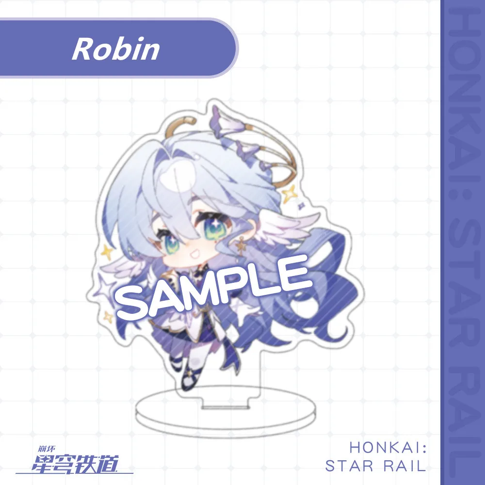 Nuevo Honkai: Star Rail Aventurine Sunday Firefly Robin soporte acrílico lindo personaje de dibujos animados Anime soporte juego Cosplay Prop regalo