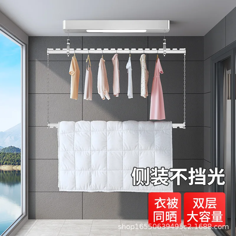 Dieyuan 2025 New Electric Drying Rack Intelligent Lifting Remote Control Balcony Drying Rack Indoor Intelligent Drying Rack