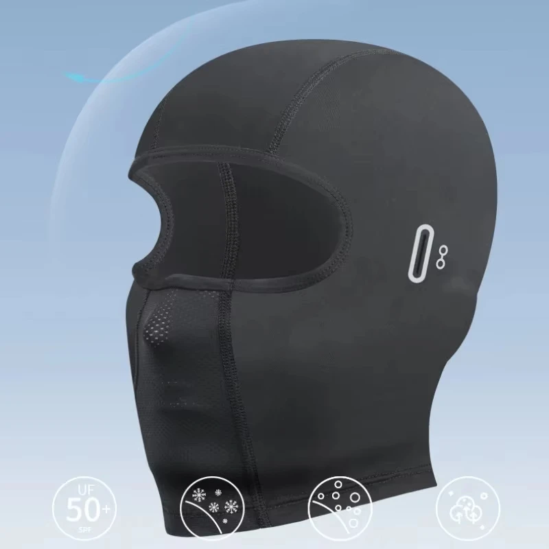 Motorcycle Balaclava Summer UV Protection Glasses Face Breathable Hole Men Women Quick-Drying Motorcyclist Winter Warm Ski Mask