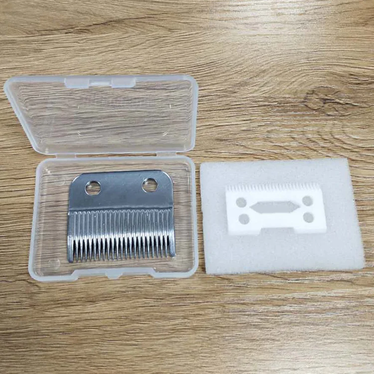 Ceramic Titanium Replacement Hair Clipper Blades Hair Clipper Ceramic Metal Accessory Set for Wahl WAHL8504