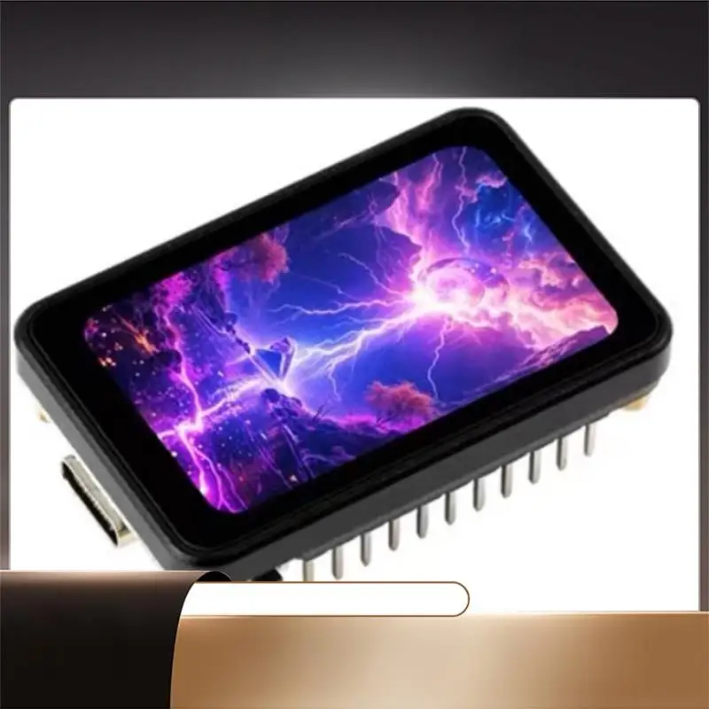 

Waveshare RP2350 Development Board 280X456 Resolution For Raspberry Pi Pico 2 1.64 Inch AMOLED Rounded Capacitive Touch Display-