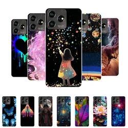Case For ZTE Blade V50 Design 4G Cover V60 Design Case Silicone Girl Flower Back Cover for ZTE Blade V70 Design 4G Phone Cases