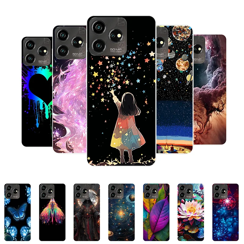 Case For ZTE Blade V50 Design 4G Cover V50Design 4G Case Silicone Girl Flower Back Cover for ZTE Blade V50 Design 4G Phone Cases