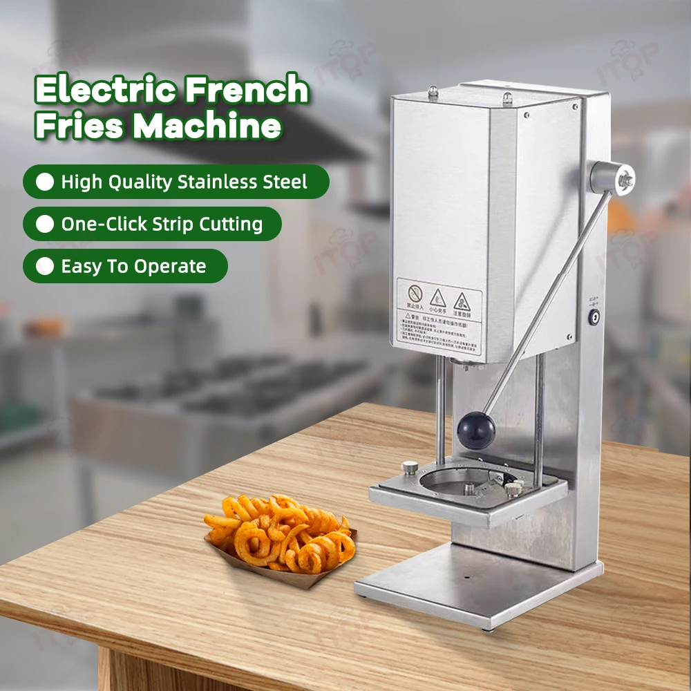 Mini Hot Outlet 16 W 100Kg/h Cyclone Potato Tower Machine for Curly Fries/Curly Fries