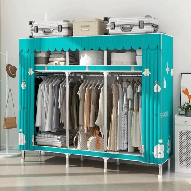 

Simple Wardrobe Assembly Fabric Storage Articulos Para El Hogar Gap Storage Cabinet Chest of Drawers for Bedroom Furniture