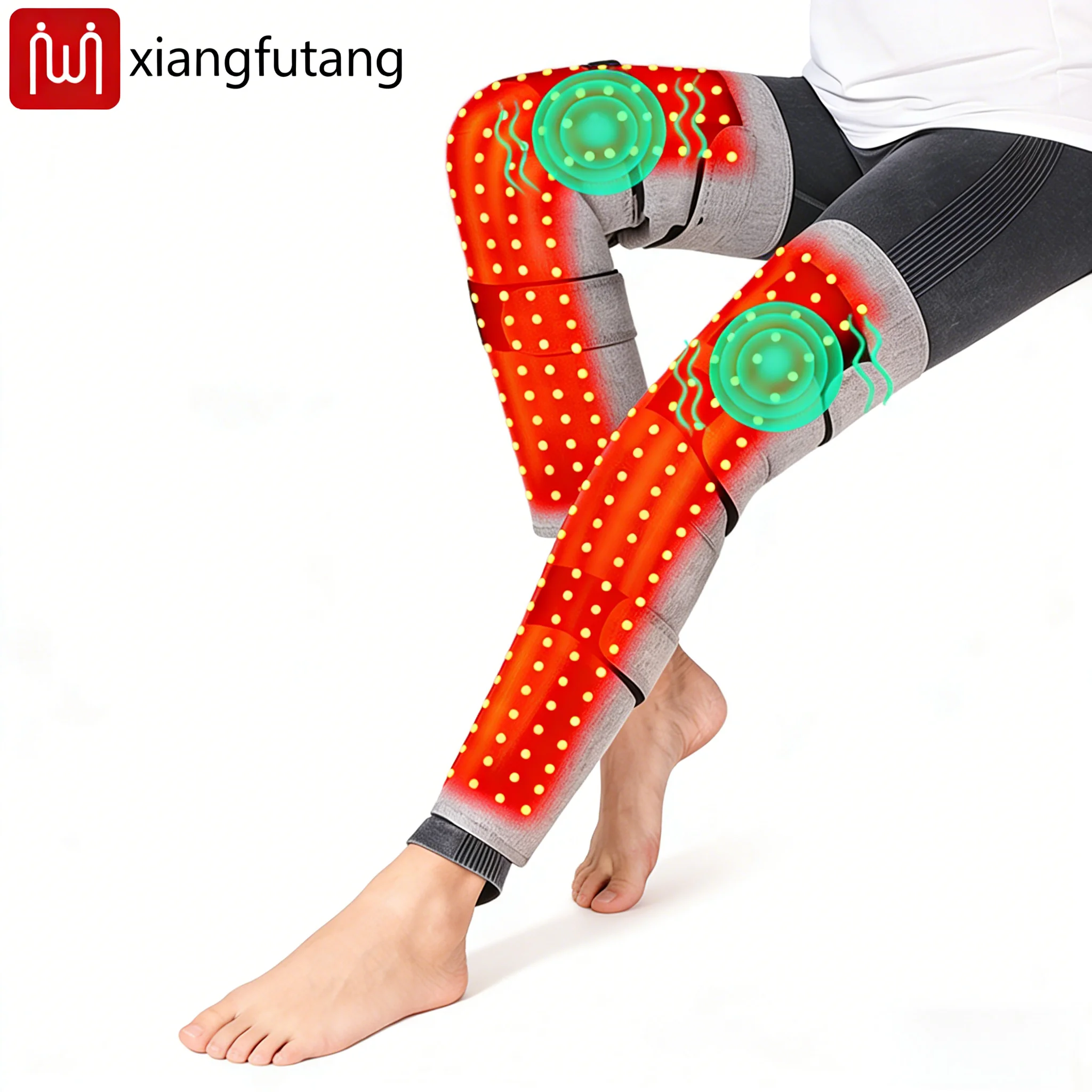 

Red Light Therapy Heating Leg Support Brace for Knee Arthritis Relief Heating Knee Brace for Cold-Induced Leg Pain Relief Warmth