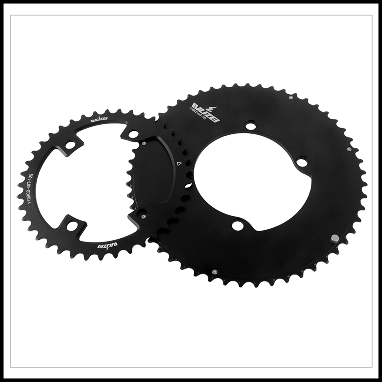 WUZEI 110BCD Rennrad Doppelkettenblatt 2x 10 11 12 Gang Fahrradkettenblatt für Shimano 105 5800 6800 DA9000 58/44T 56/42T – Detail 26