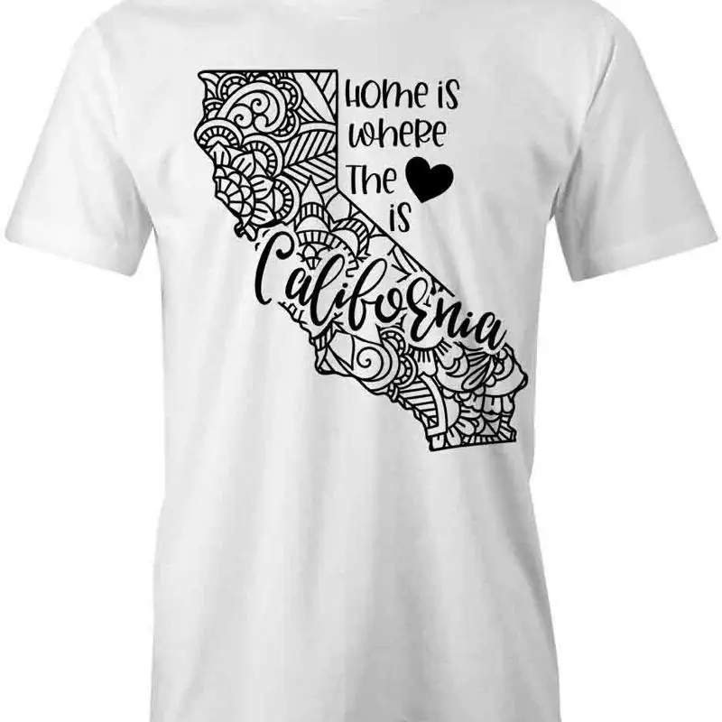

Футболка STATE MANDALA CALIFORNIA d Хлопковая одежда HEART S1WSA769