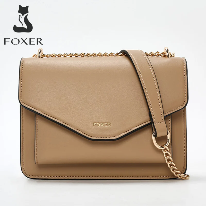 

FOXER Brand Women Crossbody Small Bag Travel Bag 2025 Fashion Luxury Design Female Shoulder Chain Purse