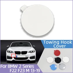 Cubierta de gancho de remolque de parachoques delantero para BMW 2 F22 F23 Lci m-sport 2013-2019, tapa embellecedora de parachoques de coche, carcasa de remolque pintada 51118058061