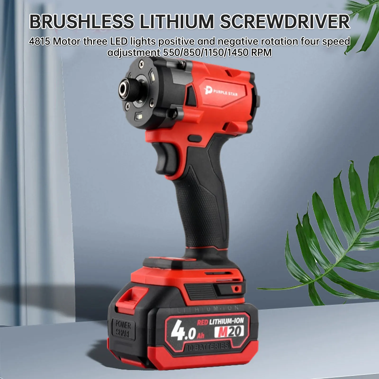 Brushless Cordless Electric Wrench 1/2 Car Truck Repair Screwdriver Impact Drill Rechargable 18V Battery Power Tools