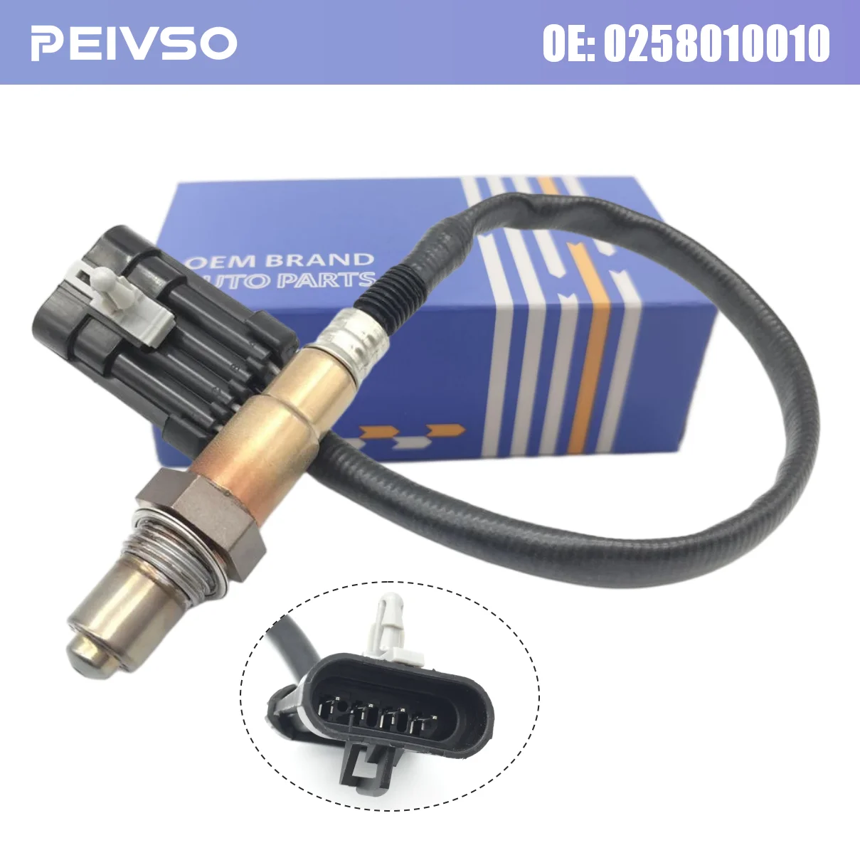 Air Fuel Ratio Lambda O2 Oxygen Sensor 0258010010 for FAW Haima 4G18 479Q 483Q 474Q