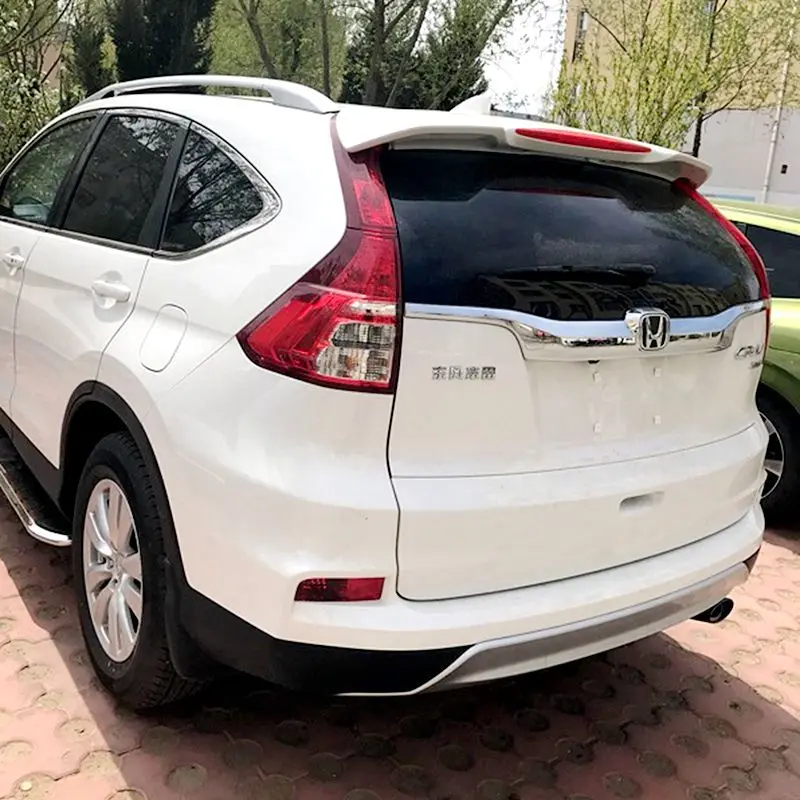 For Honda CRV Spoiler High Quality ABS Material Car Rear Wing Primer Rear Spoiler Press The Tail for Honda CRV Spoiler 2012-2017