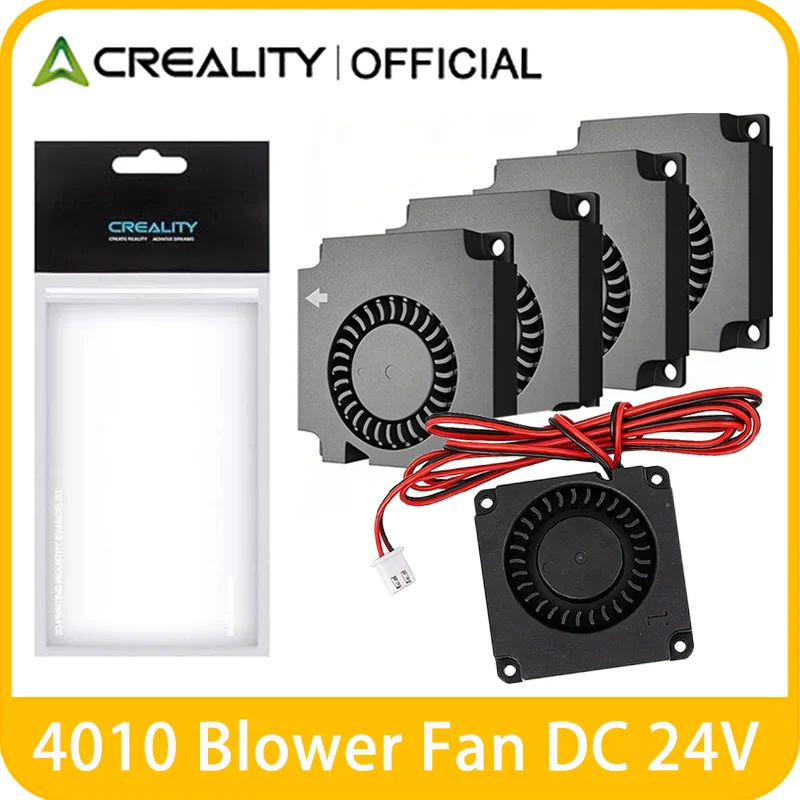 

1-5PCS Creality Ender 3 Fan Upgrade 4010 Blower Fan DC 24V, 40x40x10MM Extruder Cooling Fan for Ender 3/Pro/V2,Ender 5/6 Series