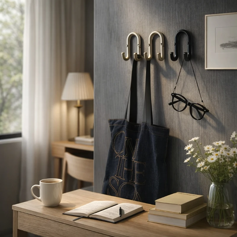 

Настенный крючок для одежды в индустриальном минималистичном стиле, металлическая вешалка для прихожей, органайзер для хранения одежды, шляп и сумок