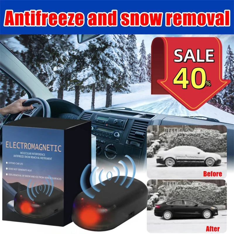 2Pcs Winter Car Window Glass Device Easy to Install Windshield Ice & Snow Protector Keep Your View Clear in Cold Weather