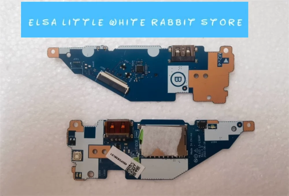 

FOR LENOVO IdeaPad 1 15ADA7 15AMN7 USB SD CARD POWER BUTTON BOARD W CABLE LS-L504P