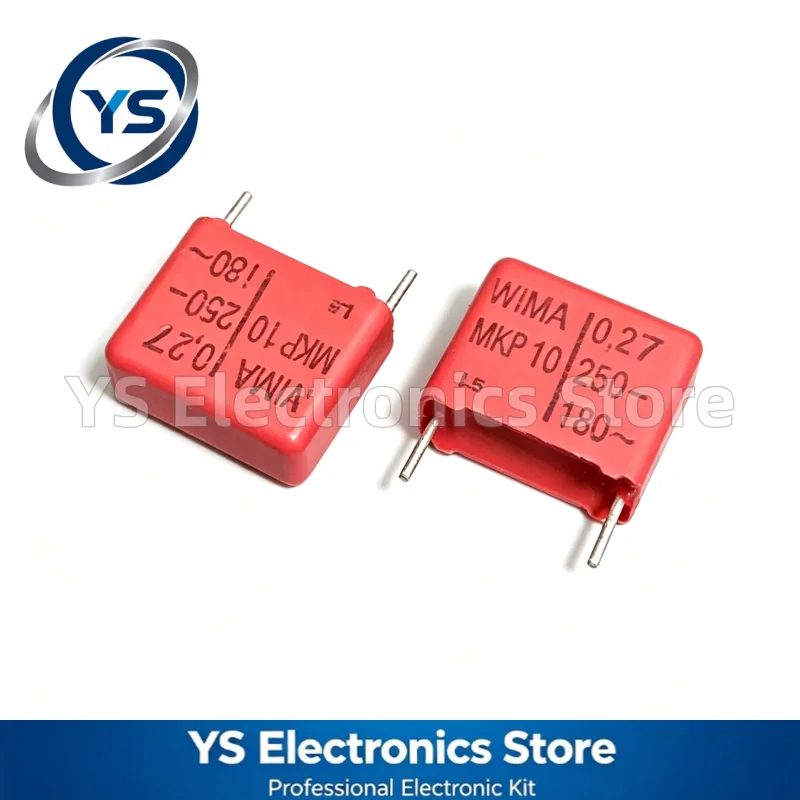 MKP10 250V0.27UF WIMA RED  250V274 270NF 15mm Film Capacitor Hi-Fi Audio Capacitors NEW and Original