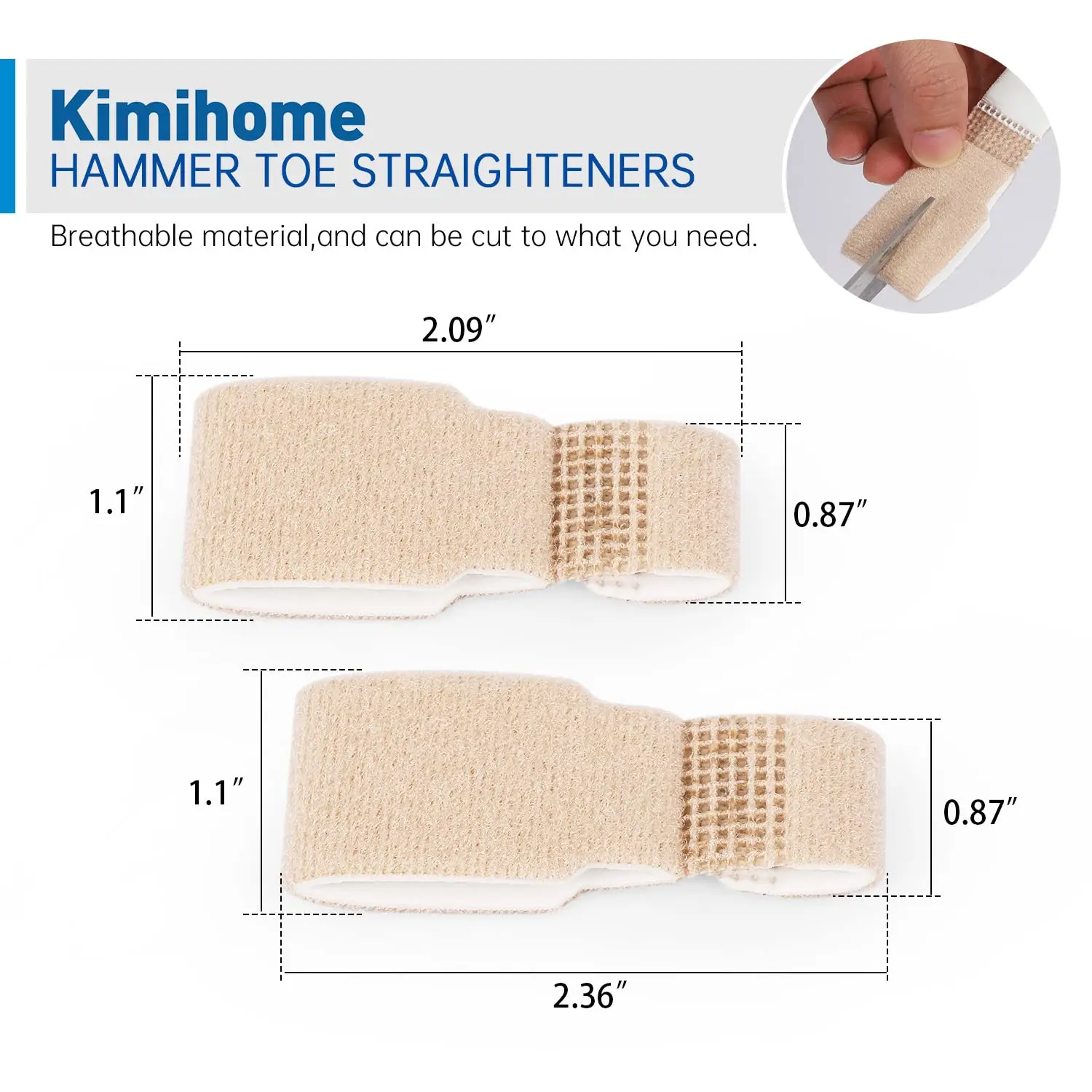 3/5/10Pcs Sumifun Broken Toe Wraps Hammertoe Corrector Toe Splints Toe Overlap Hallux Valgus Correction Foot Health Care