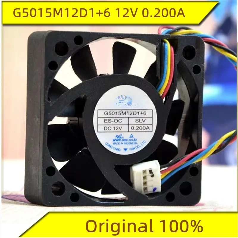 

New original NONOISE G5015M12D1+6 12V 0.200A For car audio cooling fan 5015