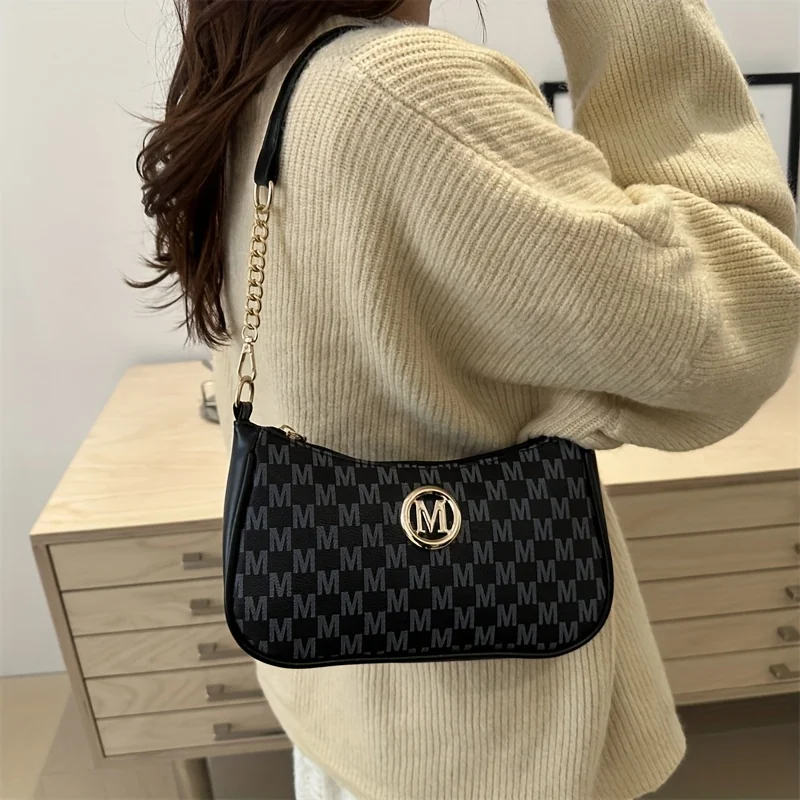 2026 Vintage-Stil Handtasche Umhängetasche, Verstellbarer Riemen Damen Messenger Schultertasche, Elegantes Accessoire Tote Bag Geldbörse – Detail 7