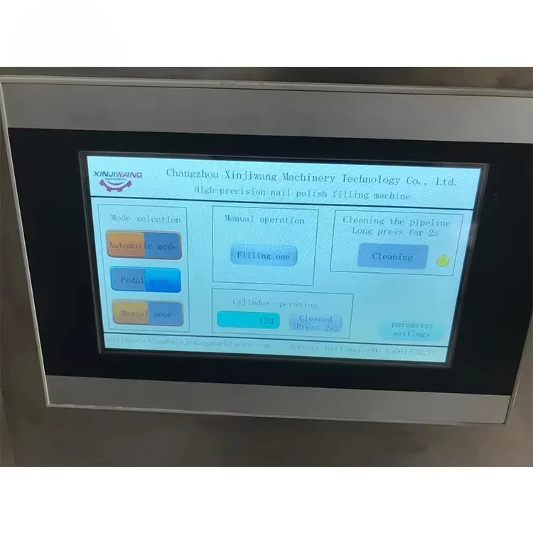 Multi-functional semi automatic nail gel /Nail polish glue/glue remover water quantitative dispensing filling machine