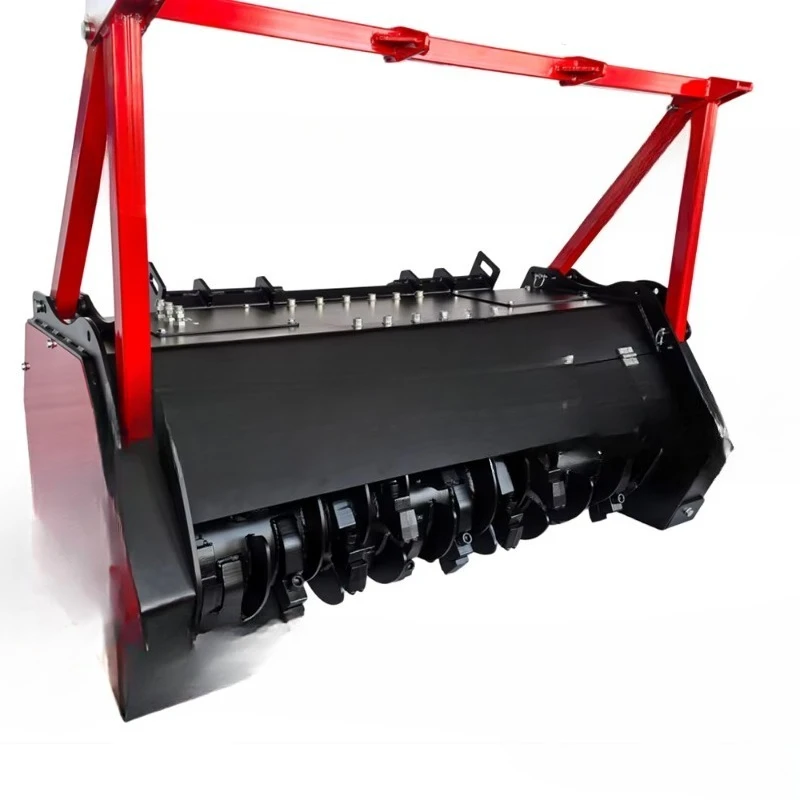 Forest Machinery Skid Steer Forest Drum Mulcher Disc Mulcher Mini Front End Loader Attachments