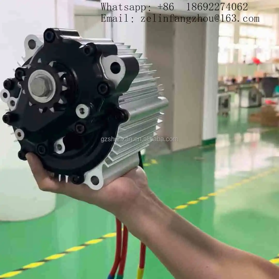 High Speed 72V 15KW Brushless DC Motor Mid Drive Motor For Electric Bike Go-Kart Dirt Bike Ebike Conversion Kit
