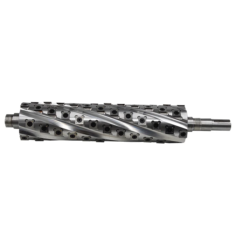 

Customized Wood Work Timber Sawing Roller Moulder Spiral Cutterhead Woodworking Helical Cutter Head for Carpentry Workshop