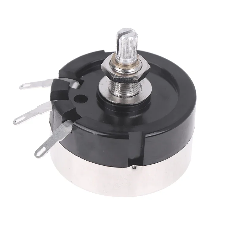 WX200 High Power 15W Single-turn Double-wire Wound Potentiometer 8 โอห์ม 8Ω ความยาวเพลา 15 มม.Atenuator