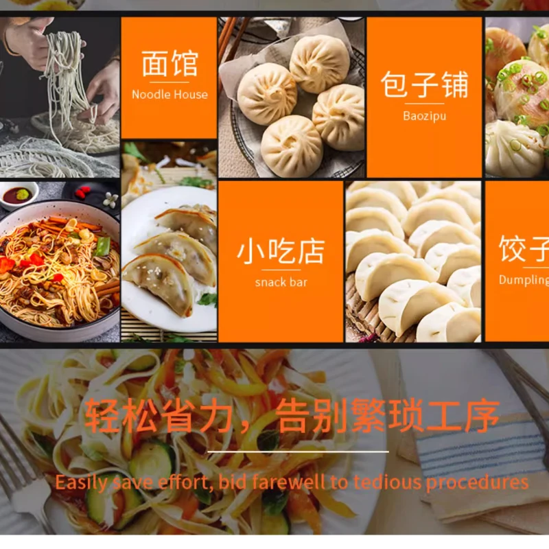 ماكينة صنع المكرونة الكهربائية ماكينة صنع المعكرونة المعكرونة التجارية المنزلية الفولاذ المقاوم للصدأ ماكينة ضغط المعكرونة السباغيتي #4