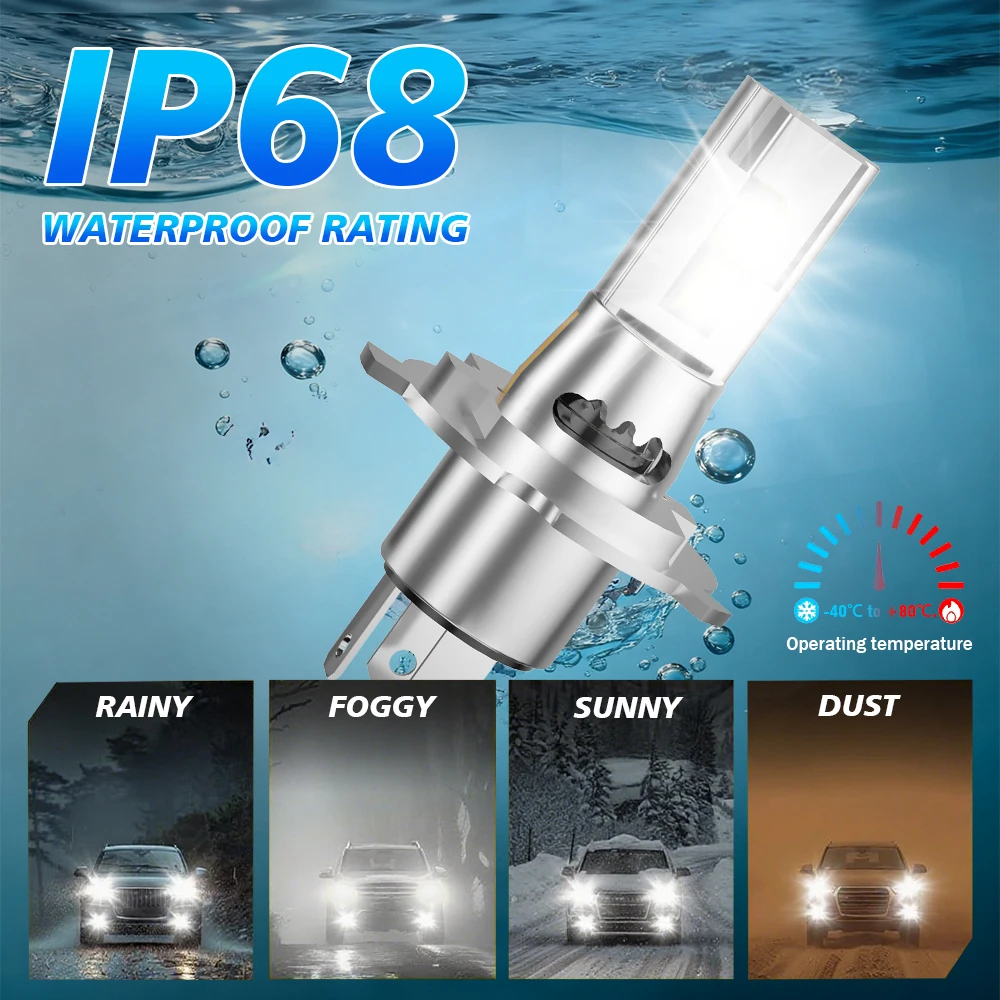 ROADSUN LED H4 Hi&Lo Beam 120W - Led Headlight H4 Hi Lo 120W ulasan dan harga