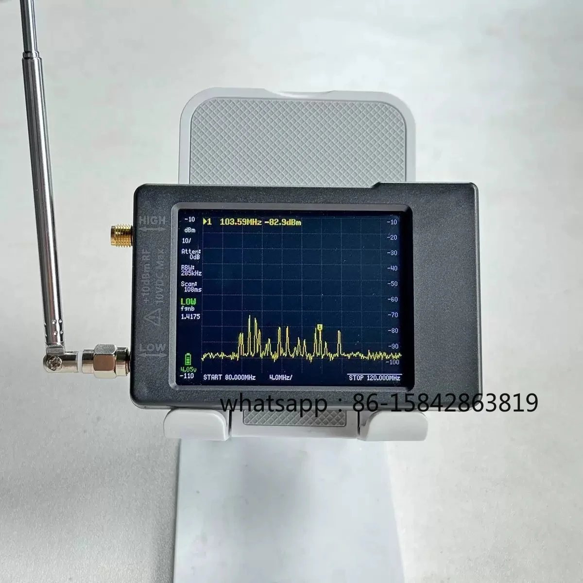 2.8 Inch Screen, Handheld, RF Spectrum Analyzer, Power Meter