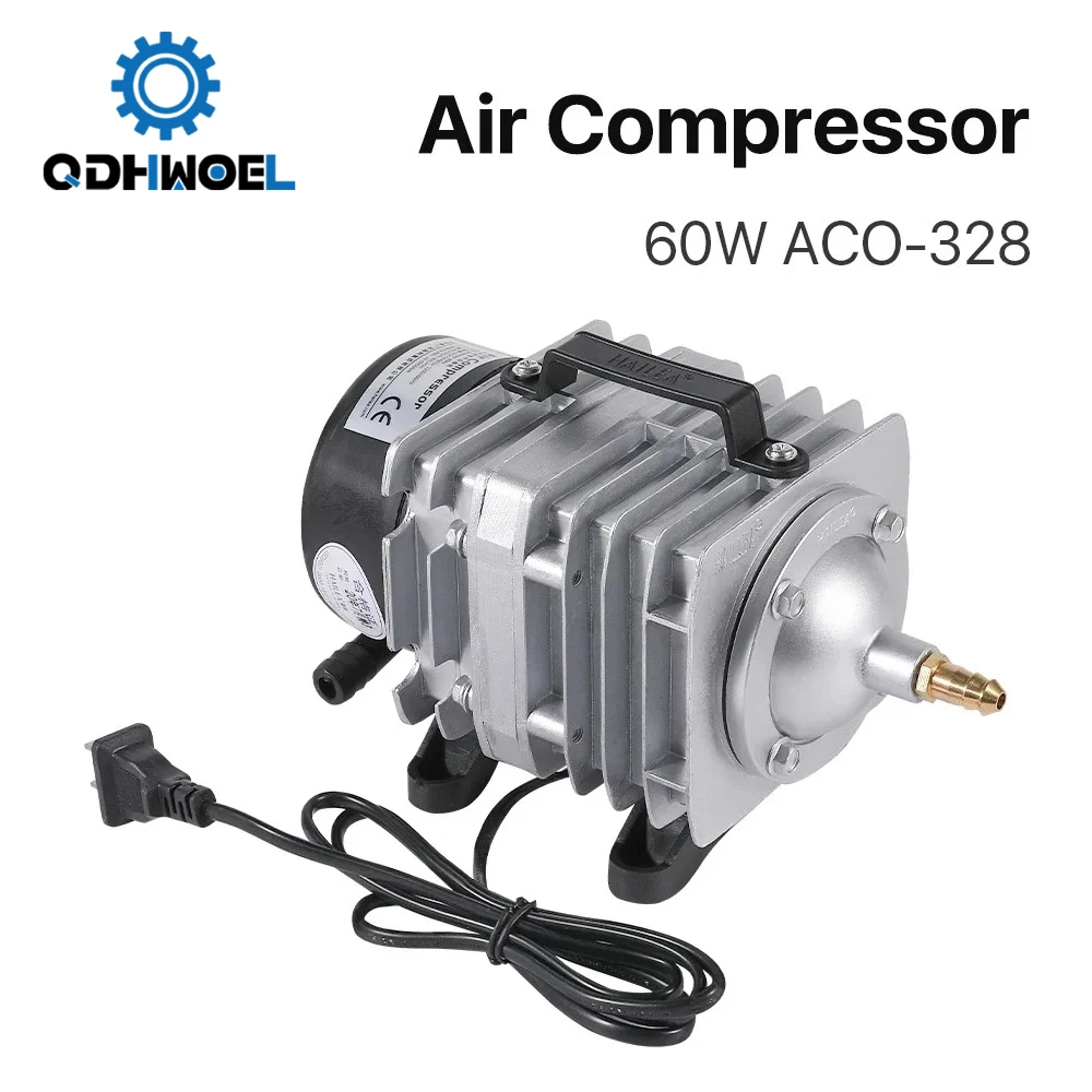 qdhwoel-60w-air-compressor-magnetic-air-pump-aco-328-for-co2-laser-engraving-cutting-machine