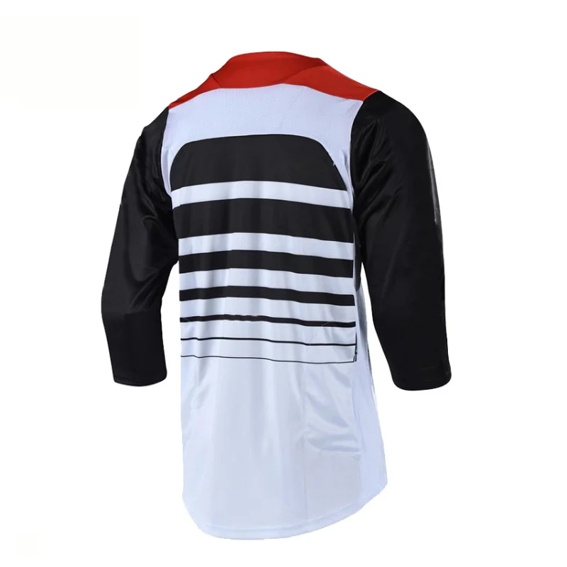 Quick Dry MX Bike Motocross Jersey DH MTB TShirt Clothes 3/4 Sleeve  Breathable  Drying Enduro 