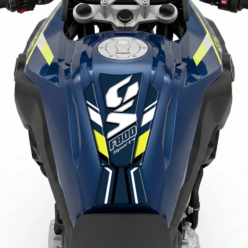 For F800GS  F 800 GS 2024 2025 Motorcycle Accessories 3D gel Fuel Tank sticker Shell Paint Protection decal fuel pad
