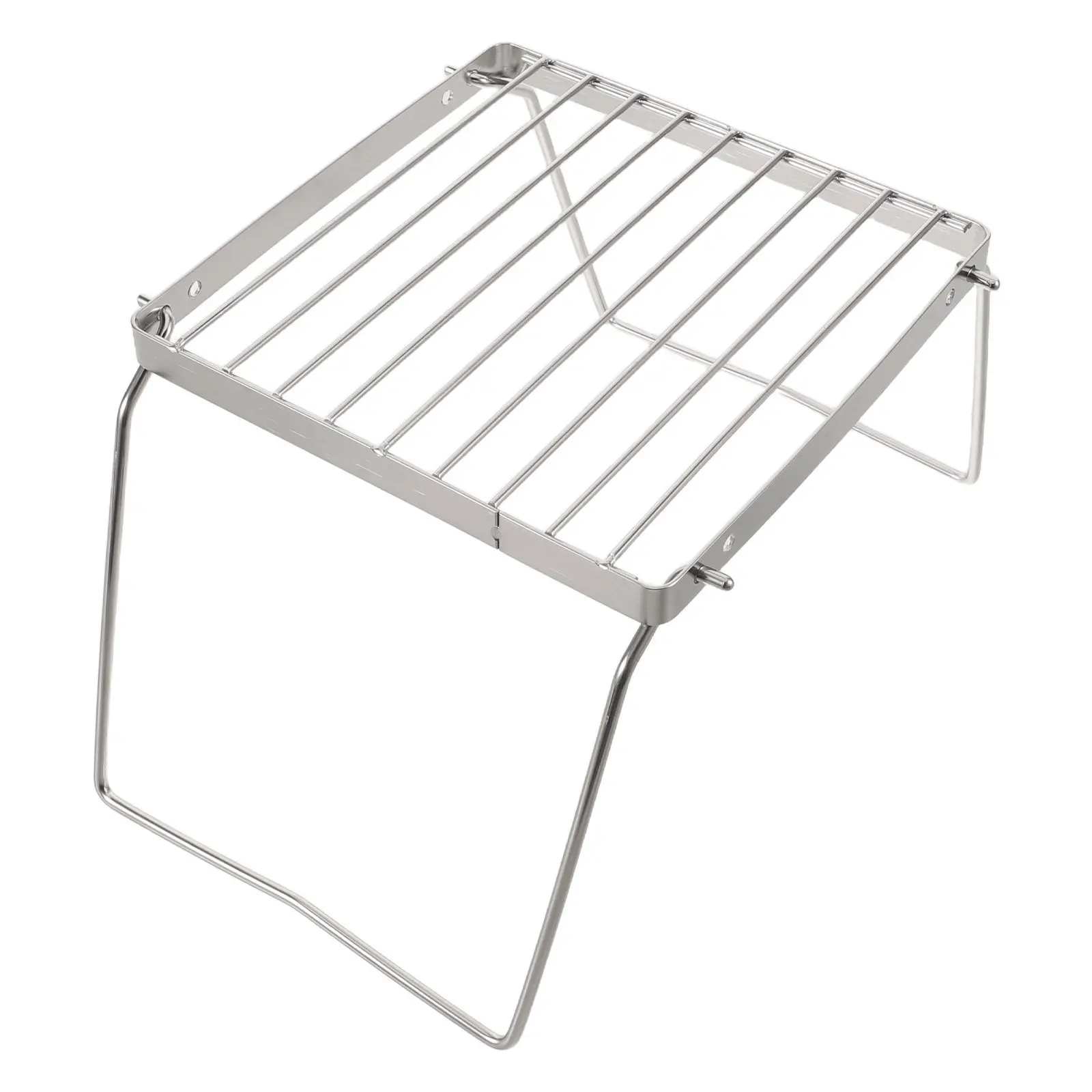 Camping Grill Grate for Campfire Grilling, Stainless Steel