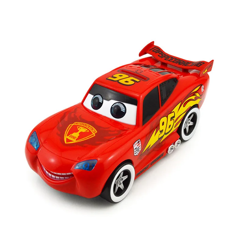 Disney Anime Cars Lightning McQueen Kawaii Electric Savings  Action Figure Cute  Figure Creative Model Boys Kids Gift Toys