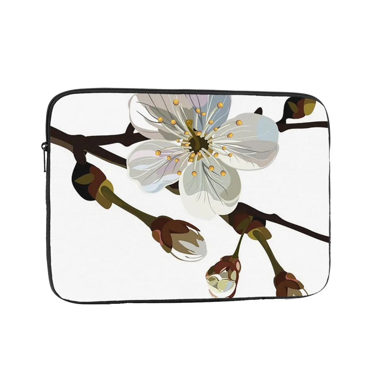 Japanese Sakura Cherry Blossoms Notebook Laptop Bag Case Pouch10 12 13 15 17 Inch For Macbook Air Pro Tablet Shockproof Case Bag